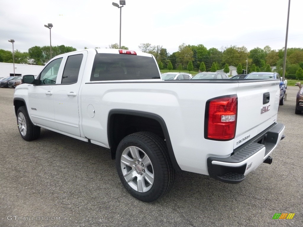 2017 Sierra 1500 SLE Double Cab 4WD - Summit White / Jet Black photo #7