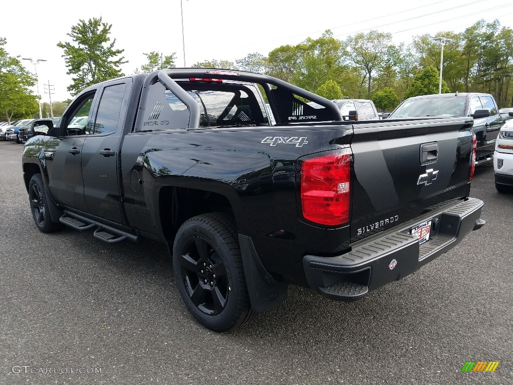 2017 Silverado 1500 WT Double Cab 4x4 - Black / Dark Ash/Jet Black photo #4