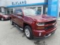 2017 Siren Red Tintcoat Chevrolet Silverado 1500 LT Crew Cab 4x4  photo #1