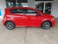 Red Hot 2017 Chevrolet Sonic LT Hatchback Exterior