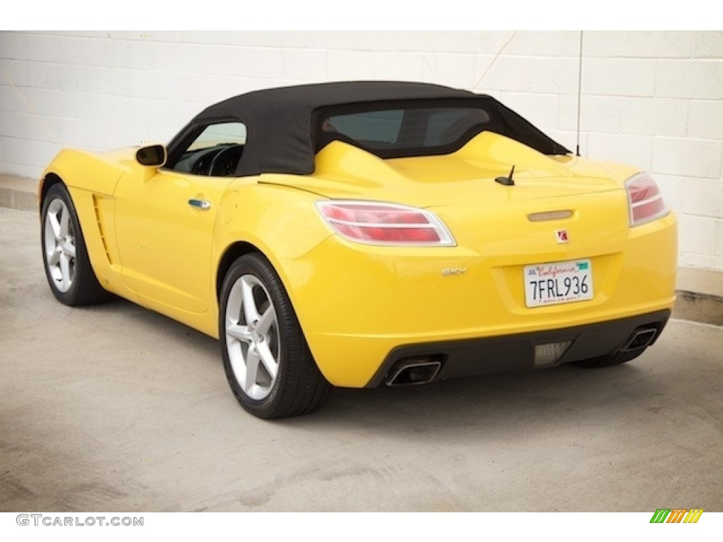 2007 Sky Roadster - Sunburst Yellow / Black photo #2