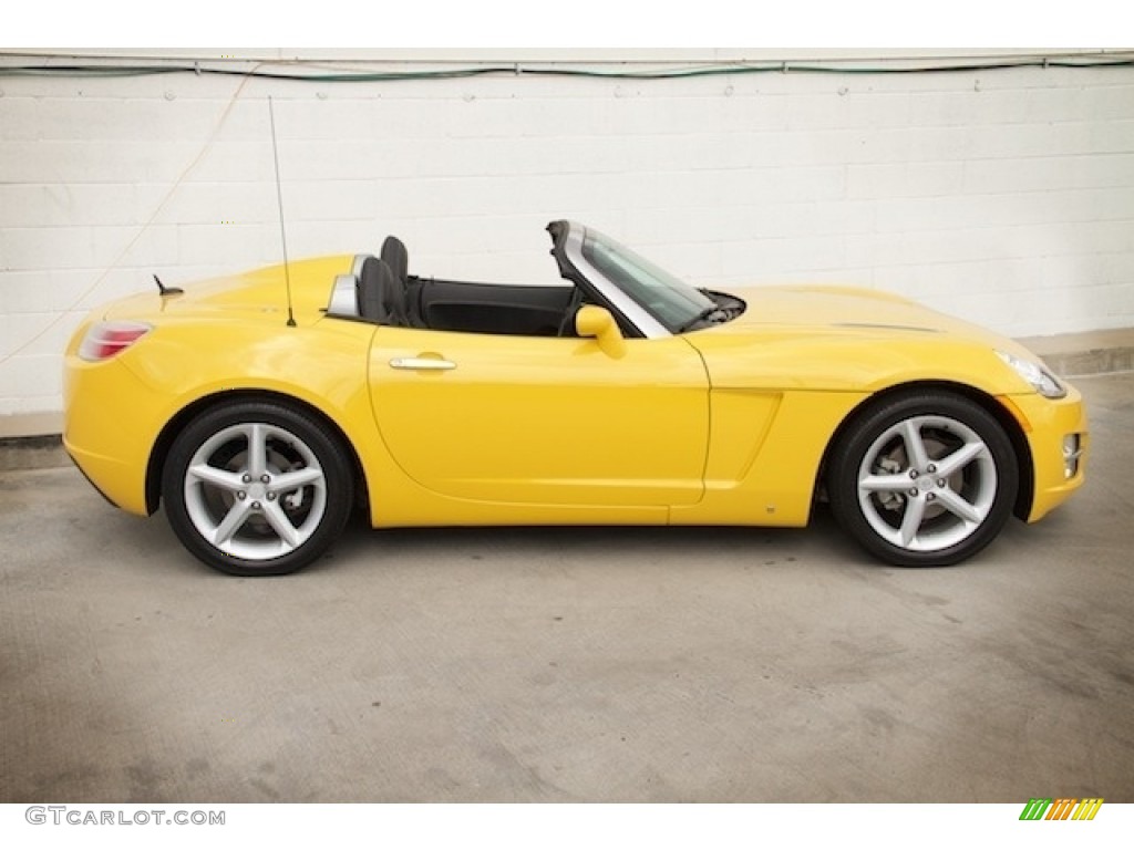 2007 Sky Roadster - Sunburst Yellow / Black photo #7