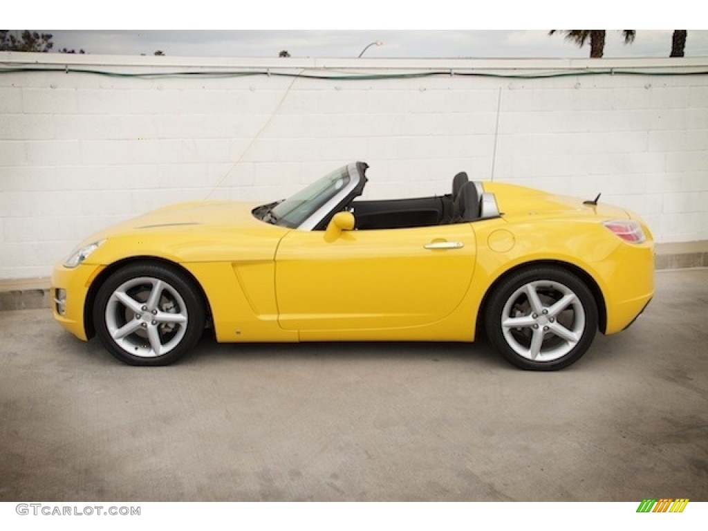 2007 Sky Roadster - Sunburst Yellow / Black photo #11