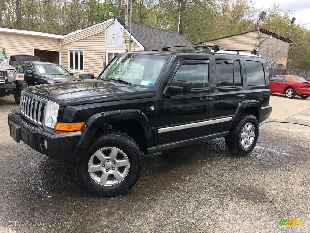 Black 2006 Jeep Commander Limited 4x4 Exterior Photo #120495819