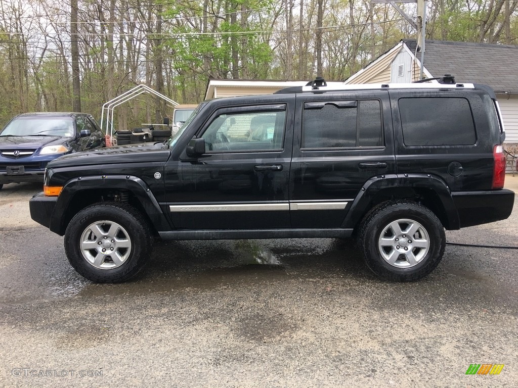 2006 Commander Limited 4x4 - Black / Saddle Brown photo #3