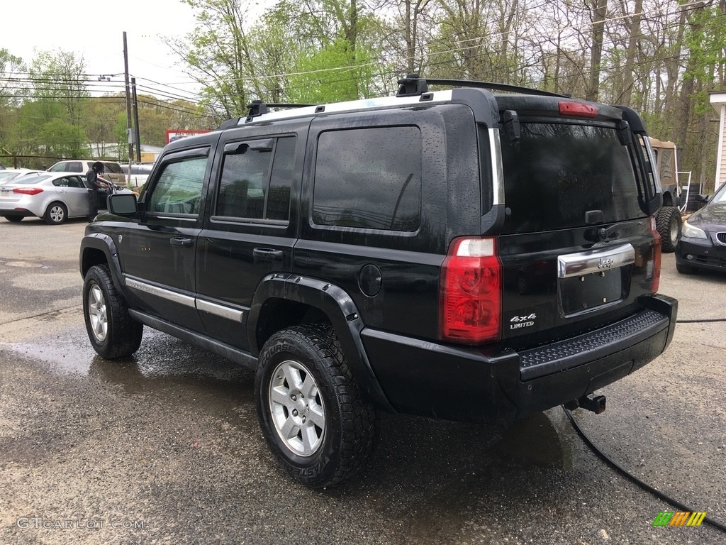 2006 Commander Limited 4x4 - Black / Saddle Brown photo #4