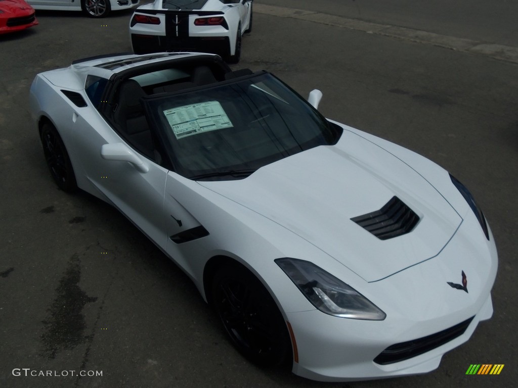 Arctic White Chevrolet Corvette