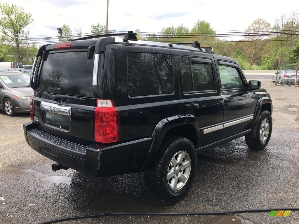 2006 Commander Limited 4x4 - Black / Saddle Brown photo #6