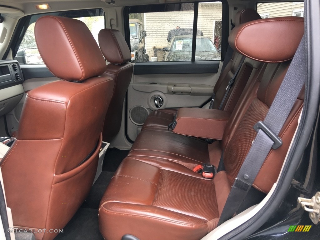 2006 Commander Limited 4x4 - Black / Saddle Brown photo #11