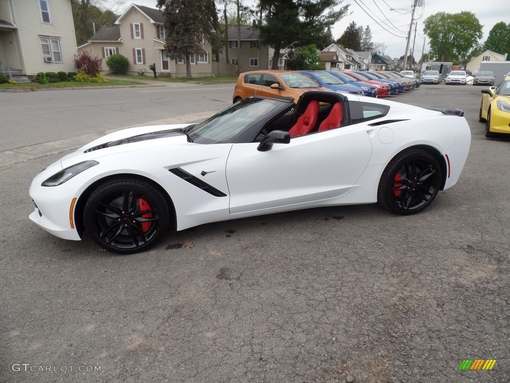 Arctic White 2017 Chevrolet Corvette Stingray Coupe Exterior Photo #120497509