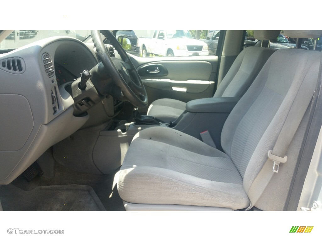 2007 TrailBlazer LS 4x4 - Moondust Metallic / Light Gray photo #10