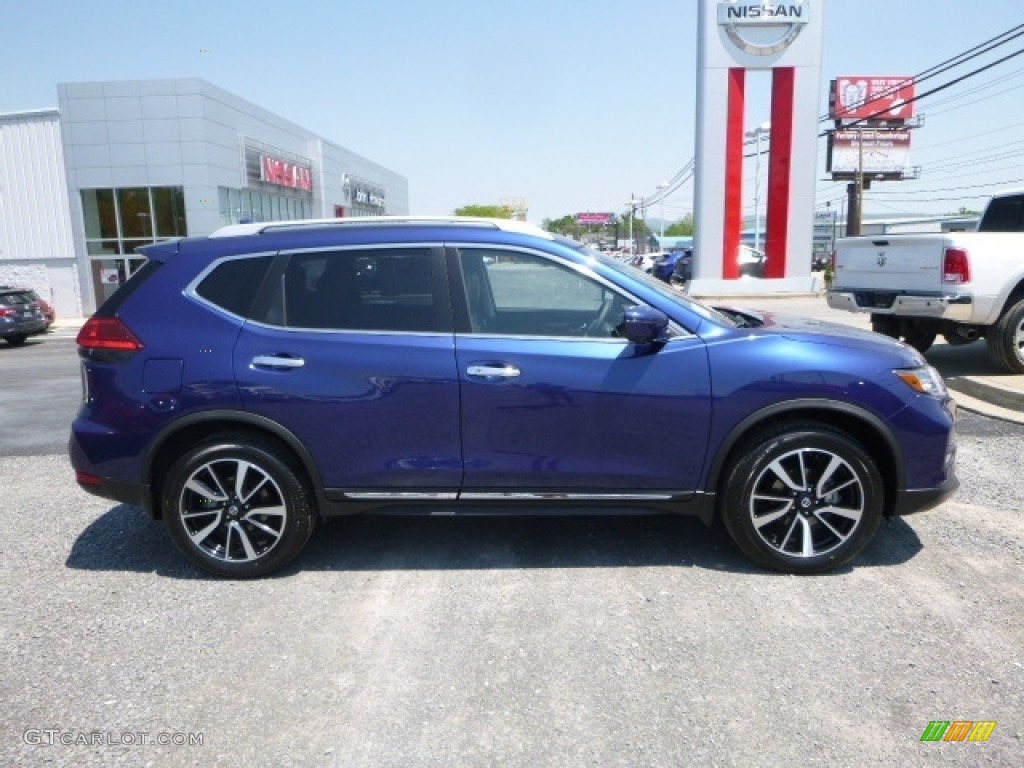 2017 Rogue SL AWD - Caspian Blue / Charcoal photo #3
