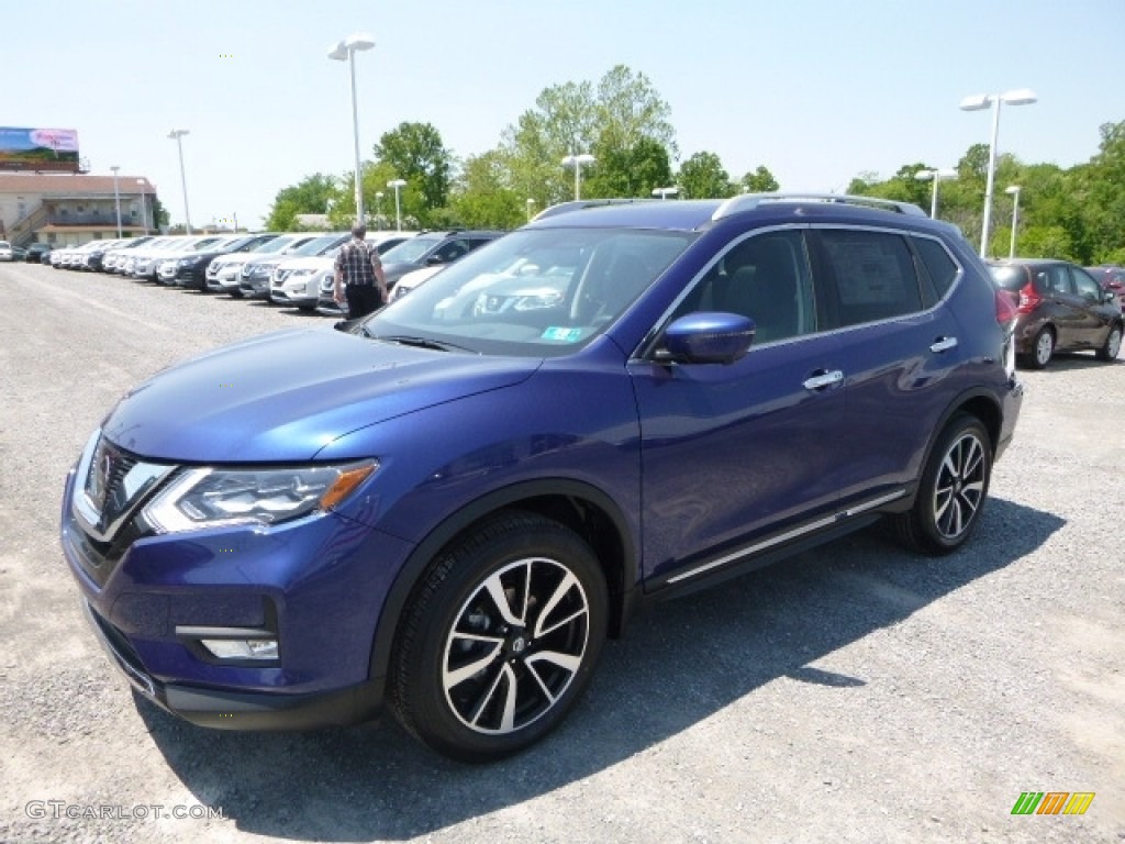 2017 Rogue SL AWD - Caspian Blue / Charcoal photo #11