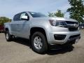 2017 Silver Ice Metallic Chevrolet Colorado WT Crew Cab  photo #1