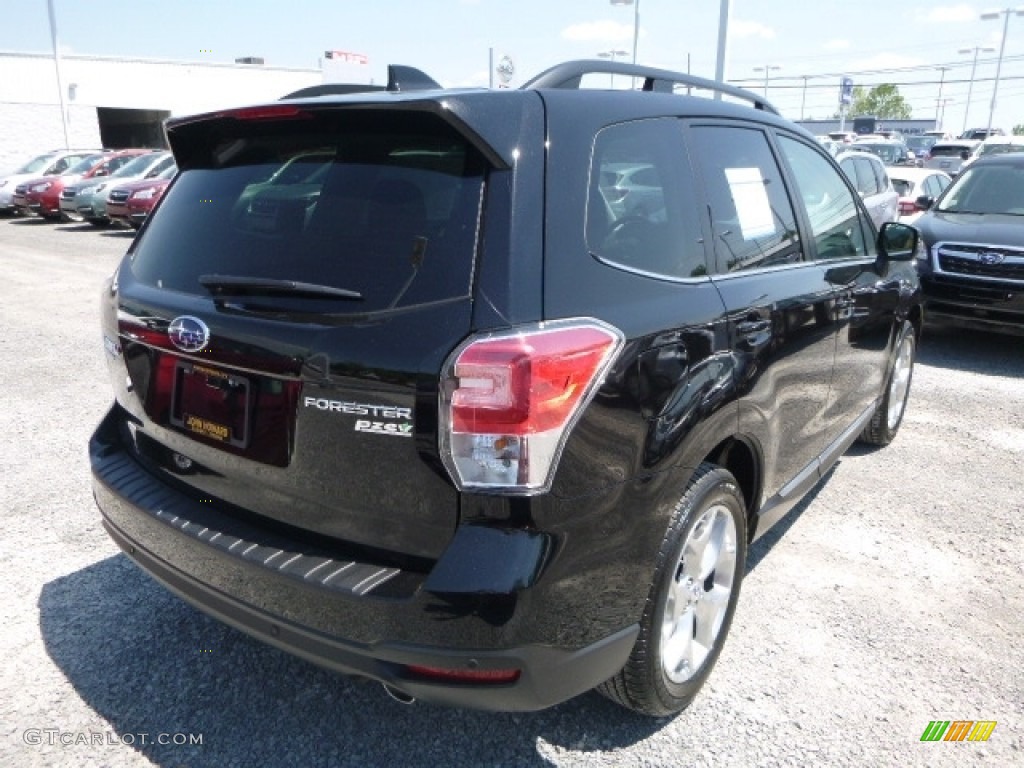 2017 Forester 2.5i Touring - Crystal Black Silica / Saddle Brown photo #6