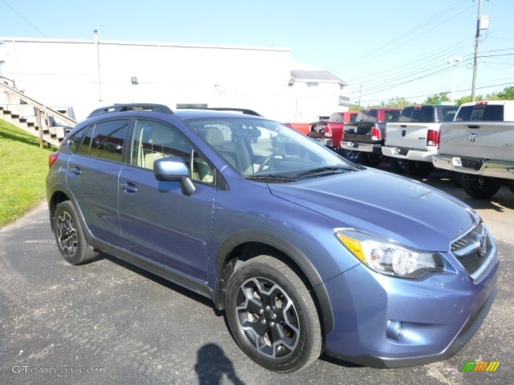2014 XV Crosstrek 2.0i Limited - Quartz Blue Pearl / Ivory photo #8