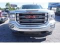 2017 Quicksilver Metallic GMC Sierra 1500 SLT Crew Cab  photo #2