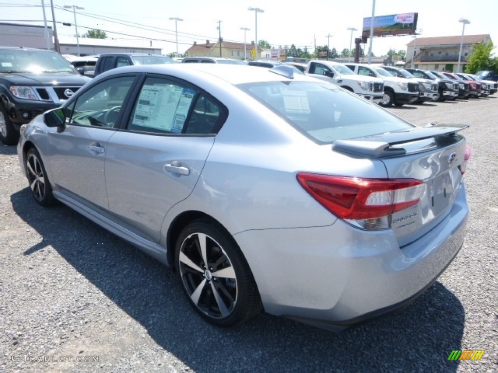 2017 Impreza 2.0i Sport 4-Door - Ice Silver Metallic / Black photo #9