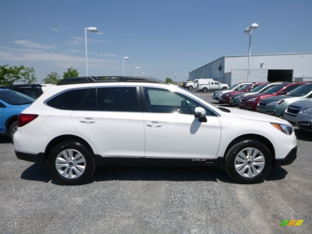 2017 Outback 2.5i Premium - Crystal White Pearl / Slate Black photo #3