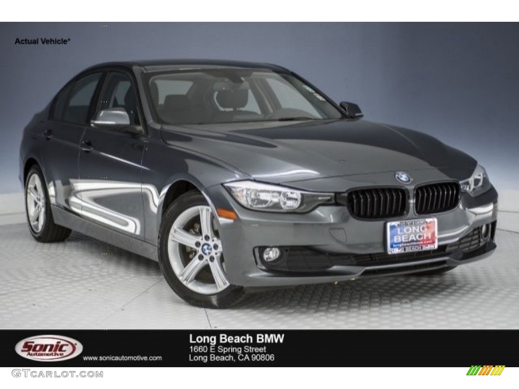 2014 3 Series 328d Sedan - Mineral Grey Metallic / Black photo #1