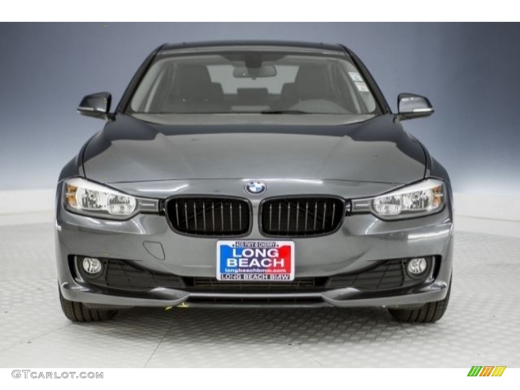 2014 3 Series 328d Sedan - Mineral Grey Metallic / Black photo #3