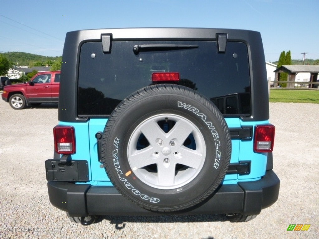 2017 Wrangler Unlimited Sport 4x4 - Chief Blue / Black photo #4