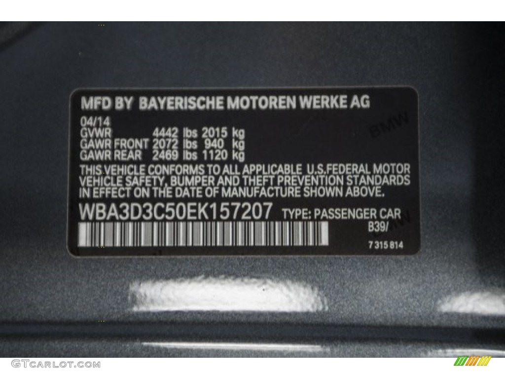 2014 3 Series 328d Sedan - Mineral Grey Metallic / Black photo #18