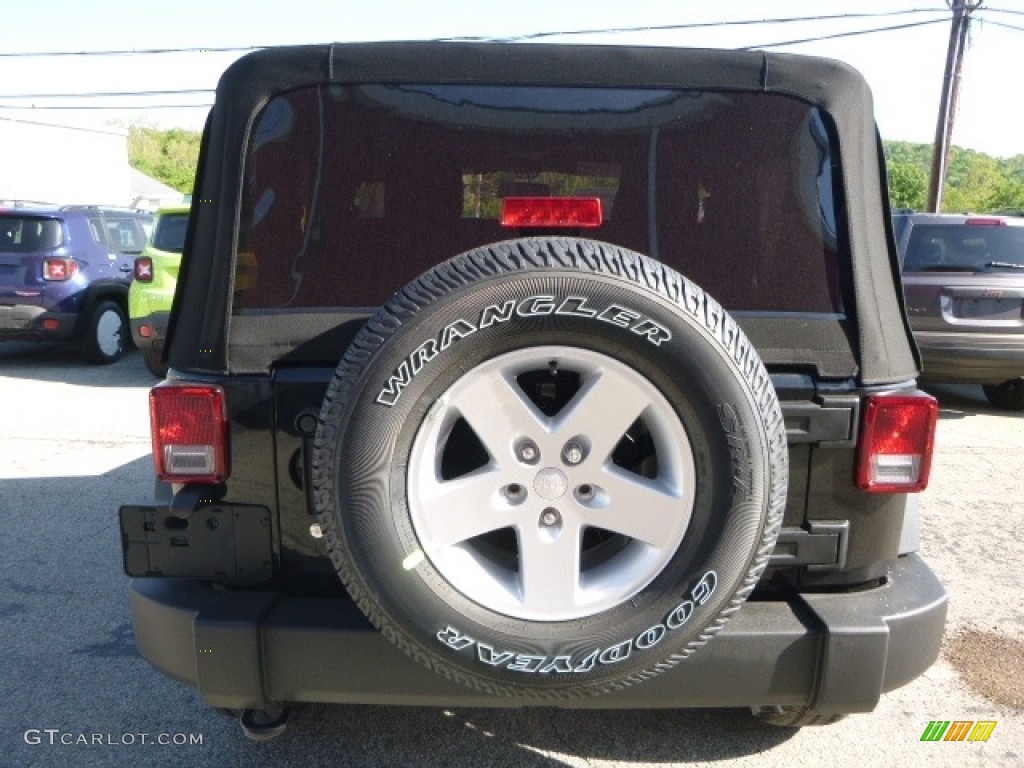 2017 Wrangler Sport 4x4 - Black / Black photo #7
