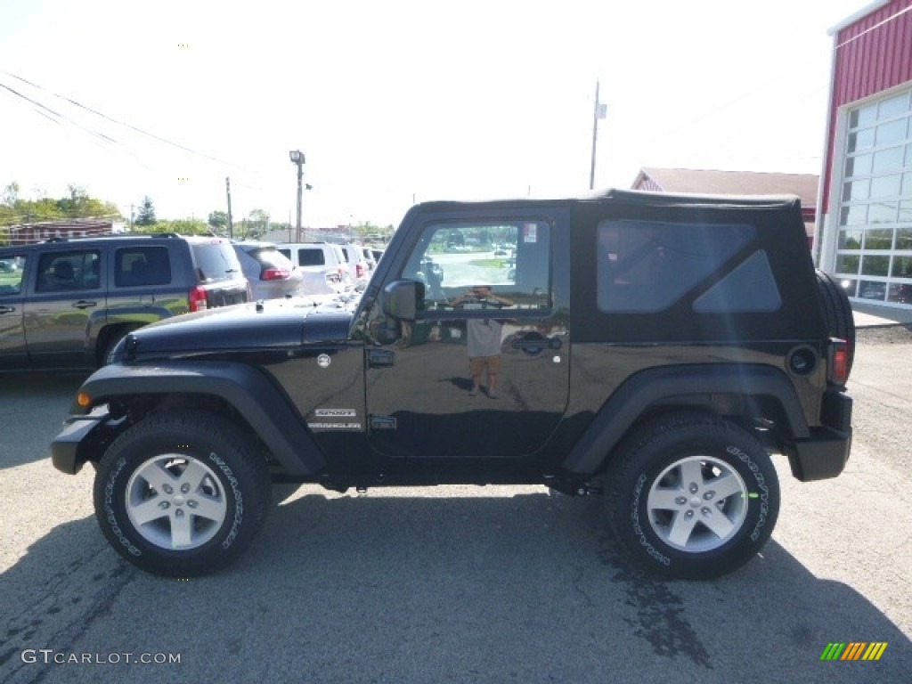 2017 Wrangler Sport 4x4 - Black / Black photo #10
