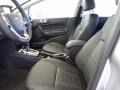 Charcoal Black 2017 Ford Fiesta Titanium Hatchback Interior Color