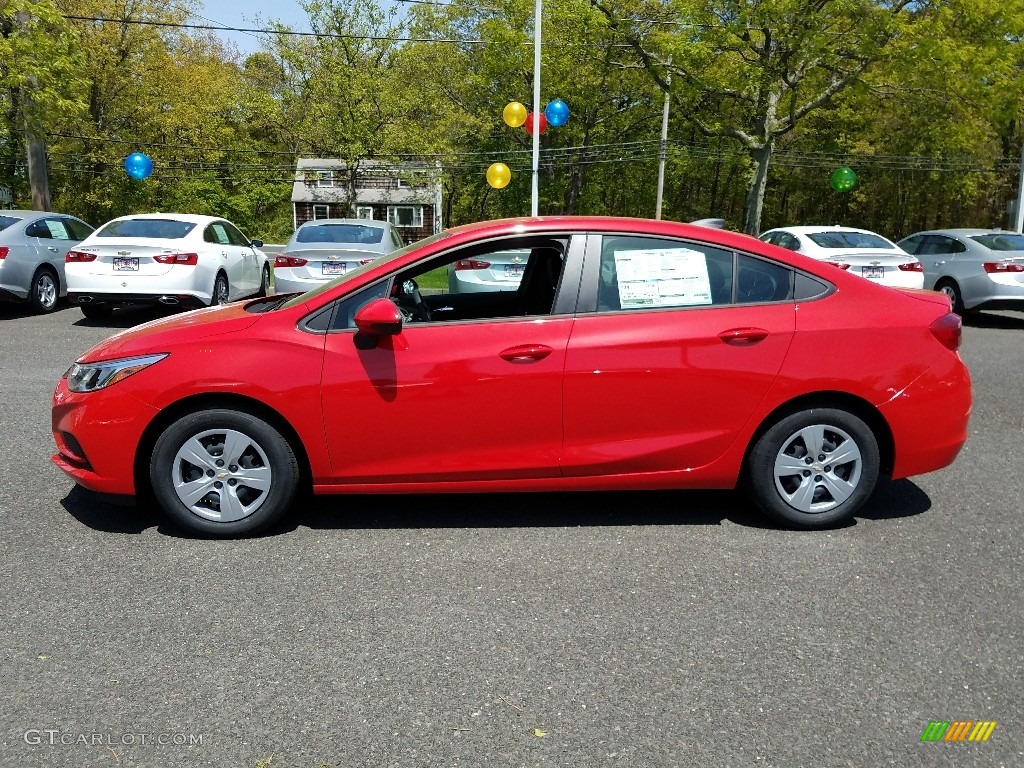 2017 Cruze LS - Red Hot / Jet Black photo #3