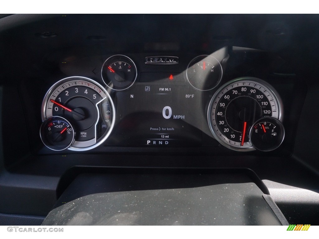 2017 Ram 2500 Big Horn Mega Cab Gauges Photos