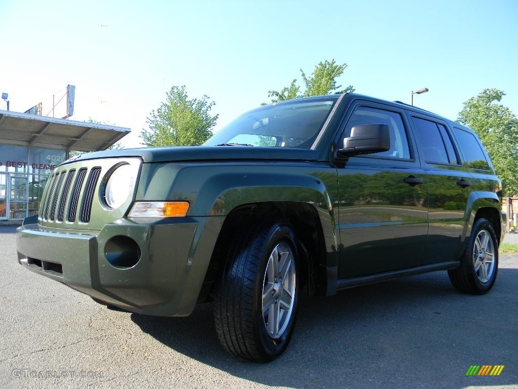 2008 Patriot Sport - Jeep Green Metallic / Dark Slate Gray photo #6