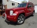 Red Rock Crystal Pearl 2008 Jeep Liberty Sport 4x4