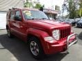 2008 Red Rock Crystal Pearl Jeep Liberty Sport 4x4  photo #3