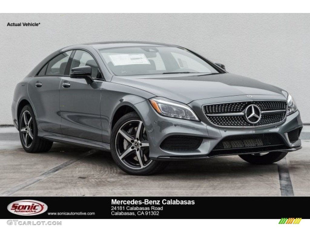 2017 CLS 550 Coupe - Selenite Grey Metallic / Black photo #1