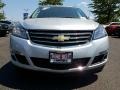 2017 Silver Ice Metallic Chevrolet Traverse LT AWD  photo #2