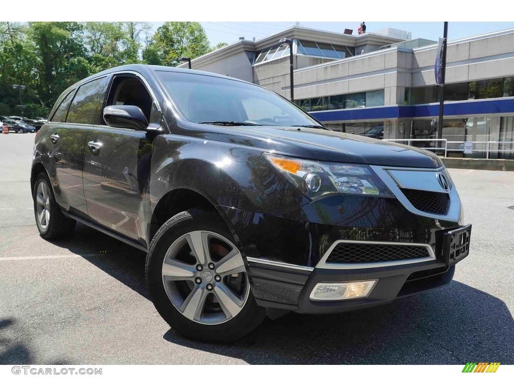 2011 MDX Technology - Crystal Black Pearl / Ebony photo #1