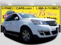 2017 Summit White Chevrolet Traverse LT  photo #1