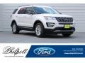 2017 White Platinum Ford Explorer XLT  photo #1