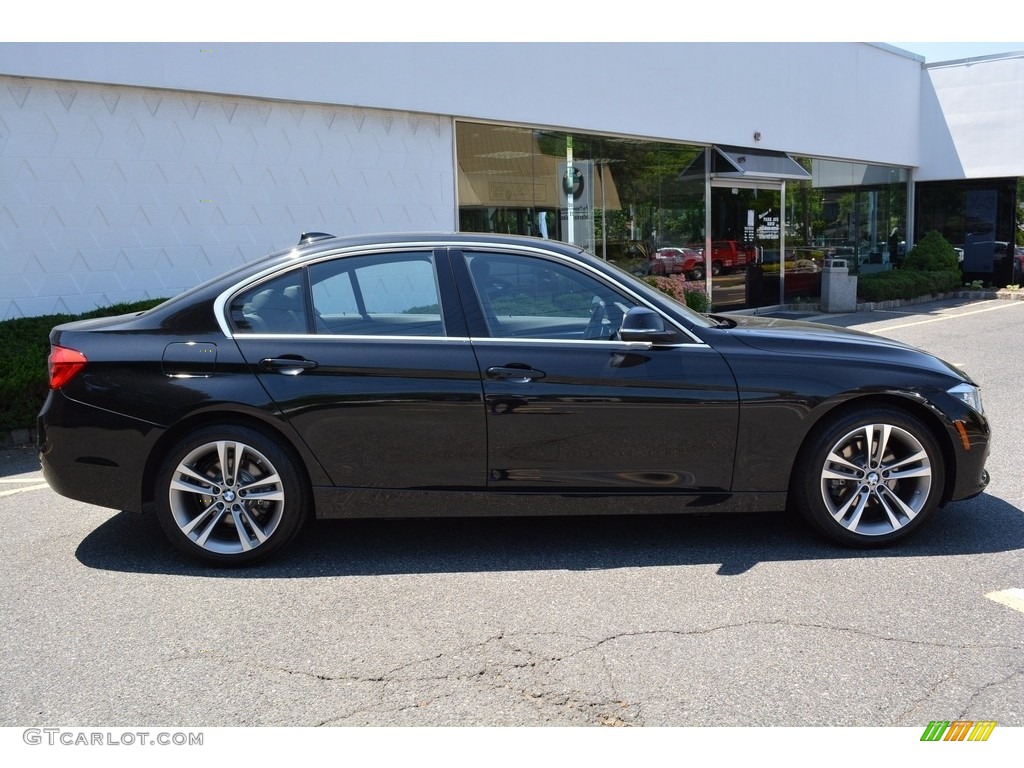 2017 3 Series 330i xDrive Sedan - Black Sapphire Metallic / Black photo #2