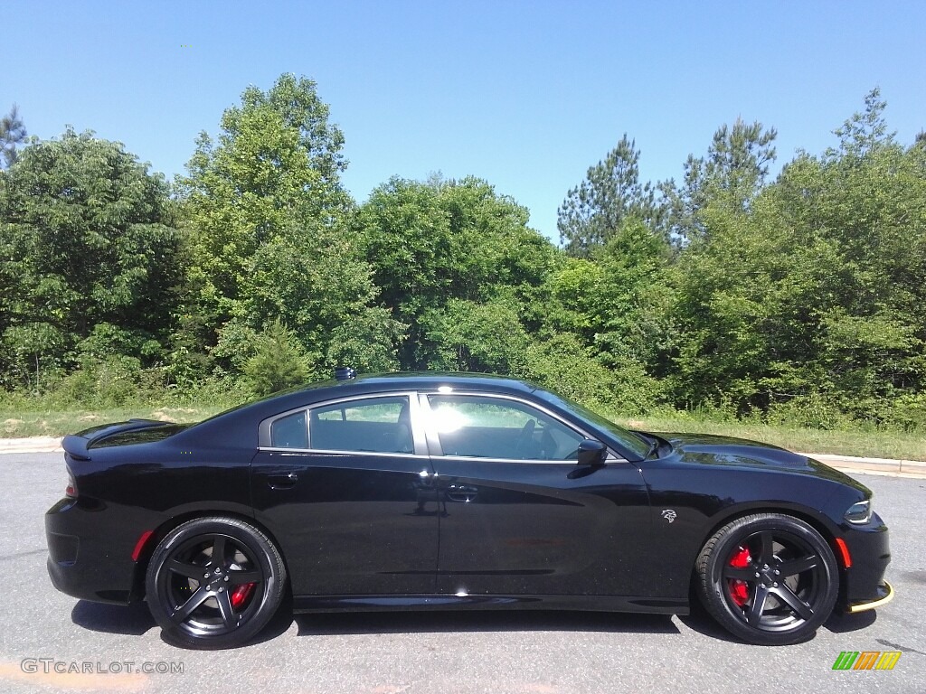2017 Charger SRT Hellcat - Pitch-Black / Black photo #6