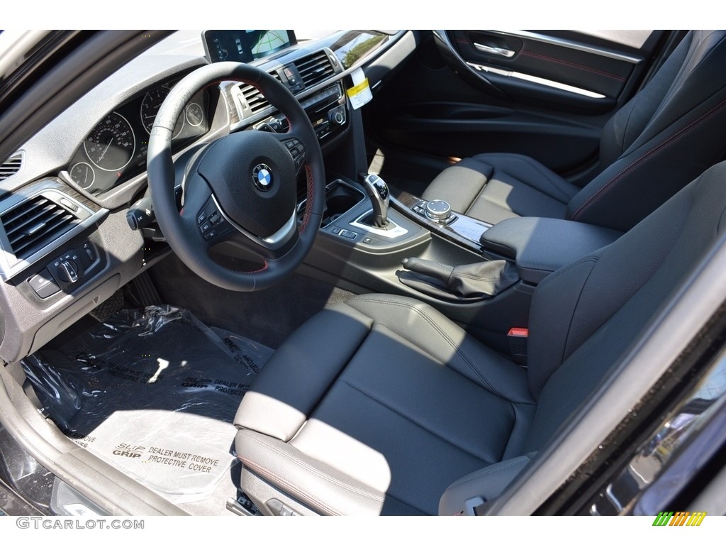 2017 3 Series 330i xDrive Sedan - Black Sapphire Metallic / Black photo #10