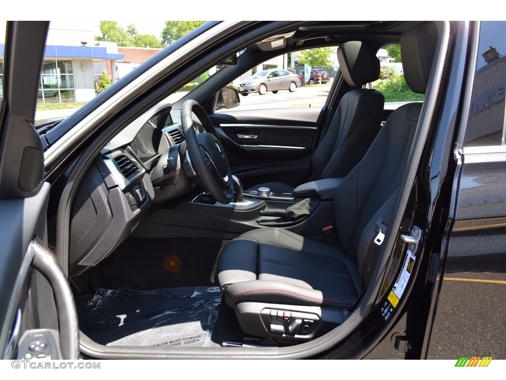 2017 3 Series 330i xDrive Sedan - Black Sapphire Metallic / Black photo #11
