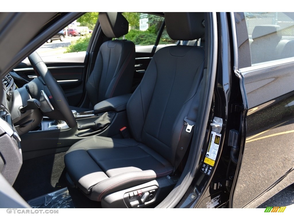 2017 3 Series 330i xDrive Sedan - Black Sapphire Metallic / Black photo #13