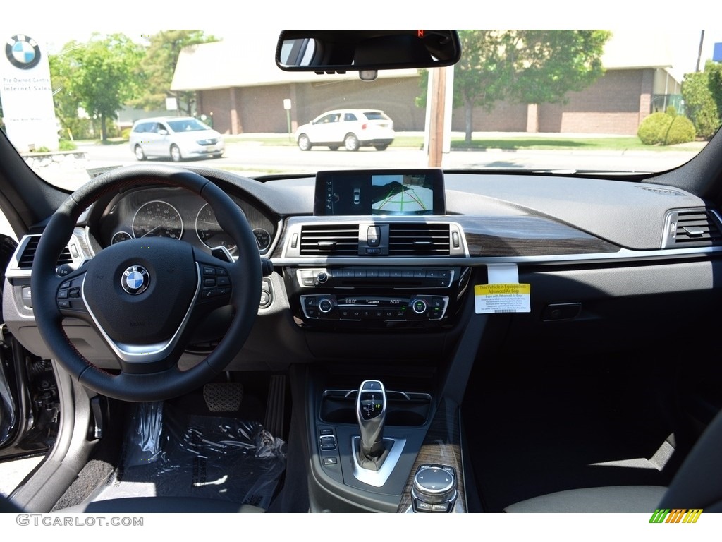 2017 3 Series 330i xDrive Sedan - Black Sapphire Metallic / Black photo #15