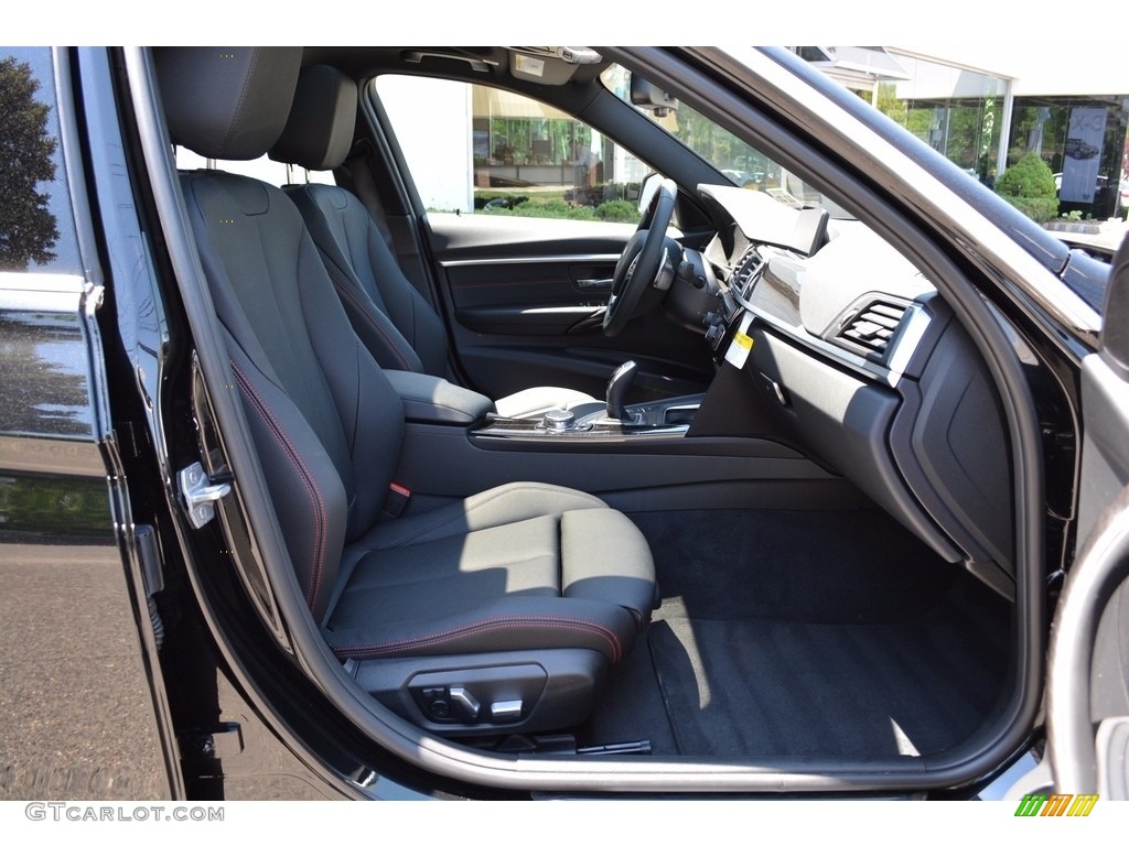 2017 3 Series 330i xDrive Sedan - Black Sapphire Metallic / Black photo #28