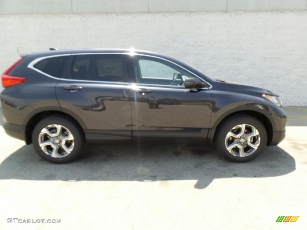 2017 CR-V EX AWD - Gunmetal Metallic / Gray photo #2