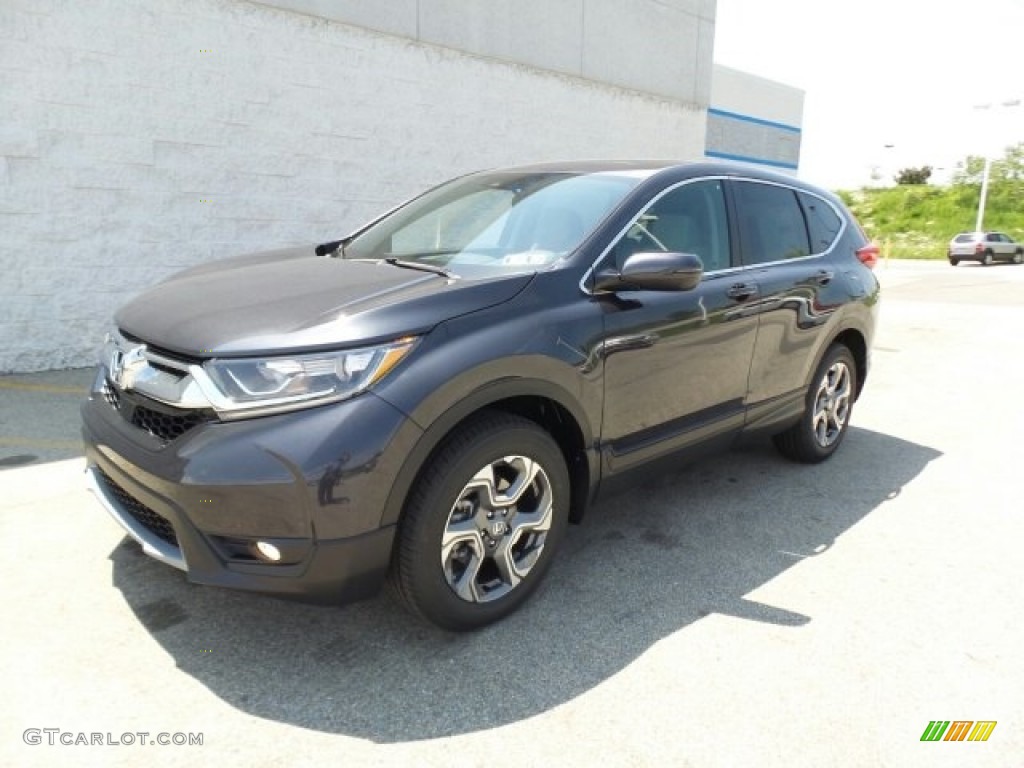 2017 CR-V EX AWD - Gunmetal Metallic / Gray photo #5