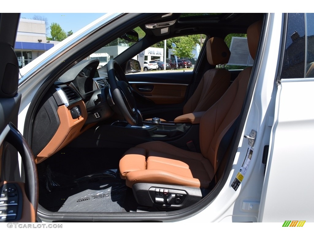 2017 3 Series 330i xDrive Sedan - Alpine White / Saddle Brown photo #11